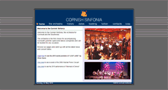 Desktop Screenshot of cornishsinfonia.co.uk